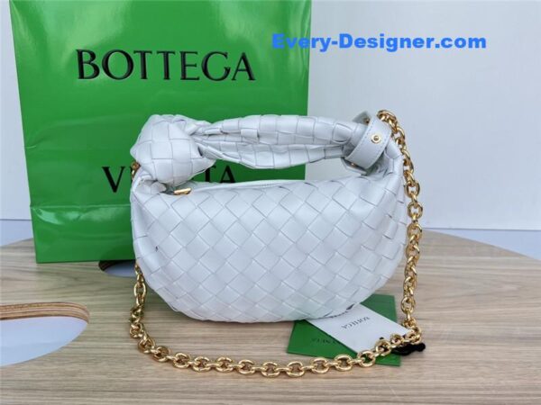 bottega veneta jodie with chain bag white - Image 5