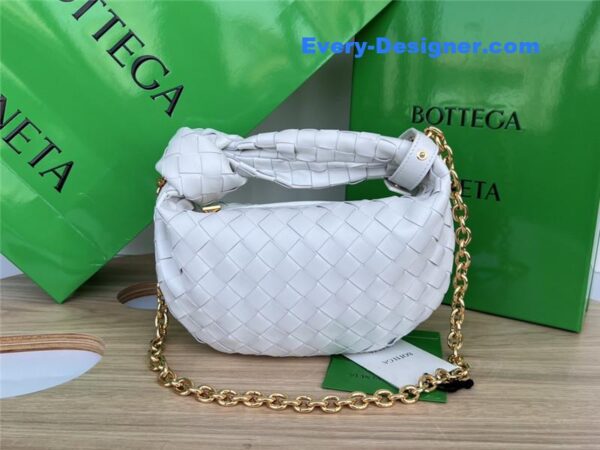bottega veneta jodie with chain bag white - Image 6