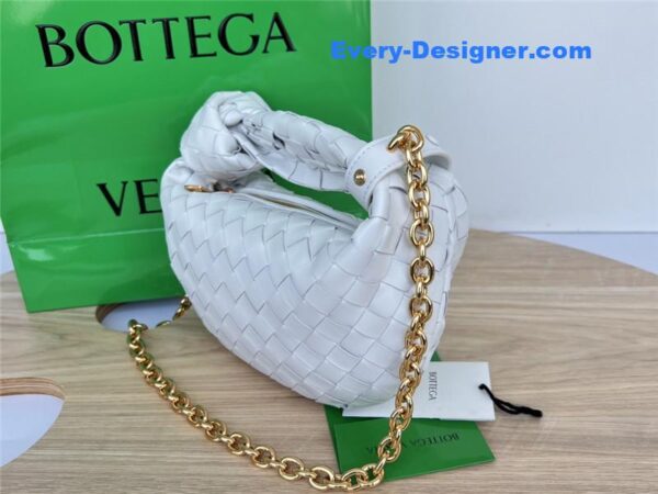 bottega veneta jodie with chain bag white - Image 7