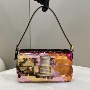 fendi sequin baguette bag