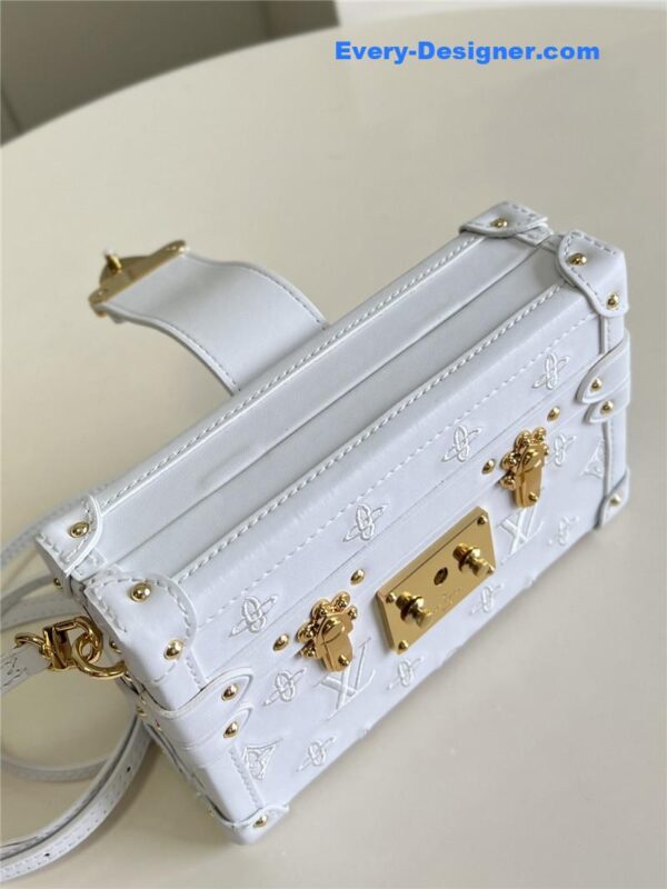 louis vuitton lv petite malle bag white - Image 5