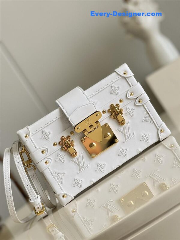 louis vuitton lv petite malle bag white - Image 6