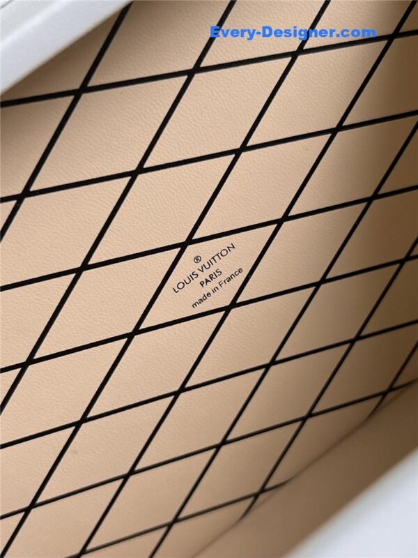 louis vuitton lv petite malle bag white - Image 7