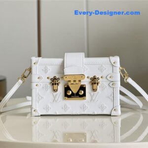 louis vuitton lv petite malle bag white