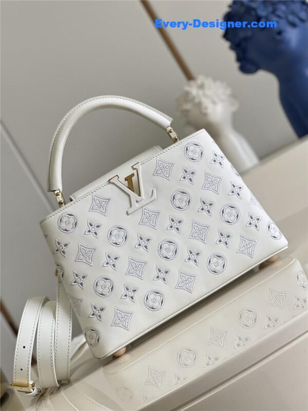 louis vuitton lv capucines BB embroidery bag - Image 3