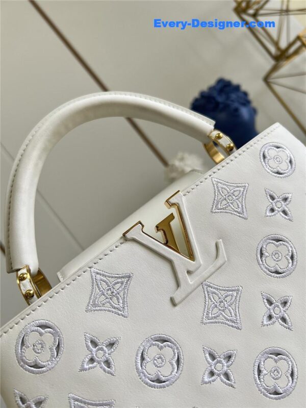 louis vuitton lv capucines BB embroidery bag - Image 4