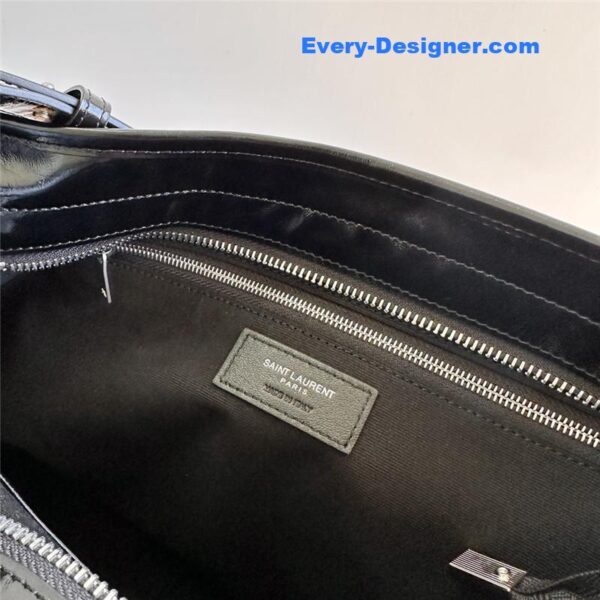 ysl logo shoulder leather bag - Image 2