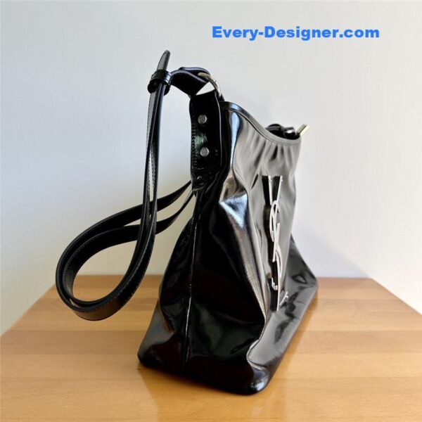 ysl logo shoulder leather bag - Image 3
