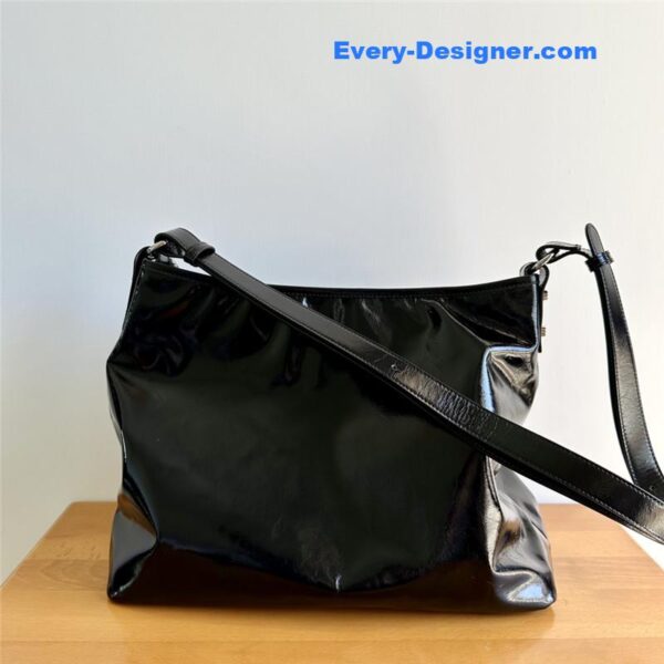 ysl logo shoulder leather bag - Image 5