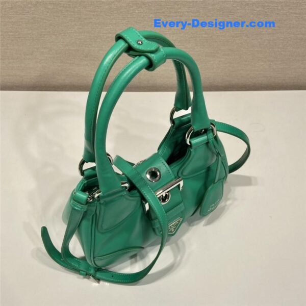 Prada Moon Re-Nylon and leather bag - Image 3