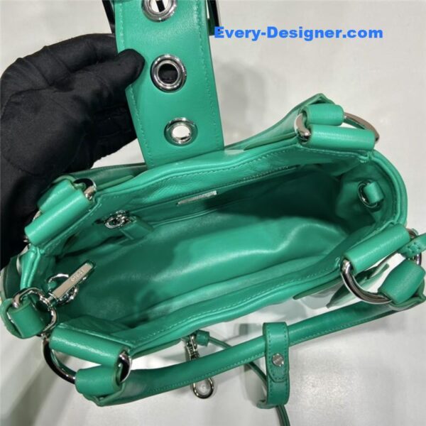 Prada Moon Re-Nylon and leather bag - Image 2