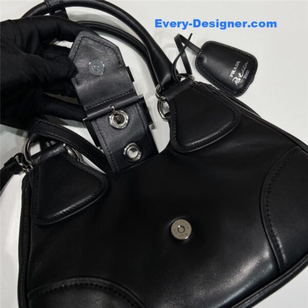 Prada Moon Re-Nylon and leather bag - Image 5