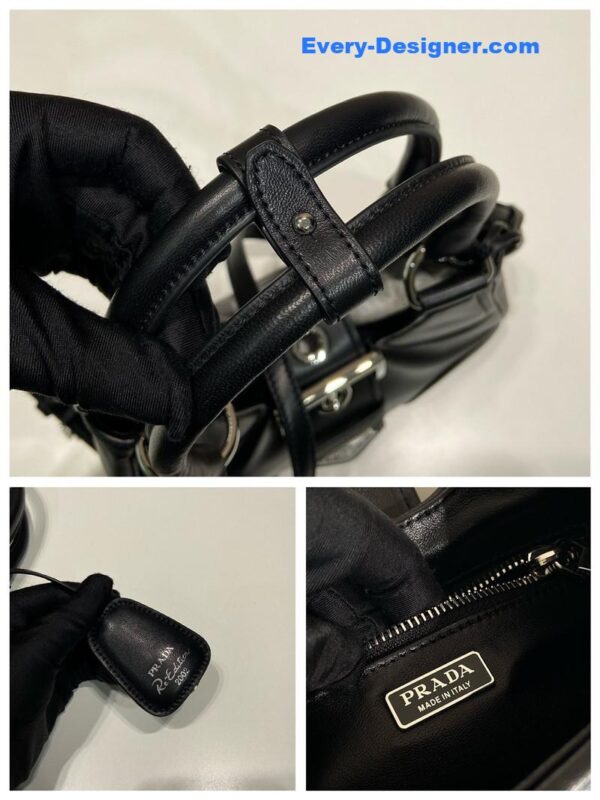 Prada Moon Re-Nylon and leather bag - Image 2