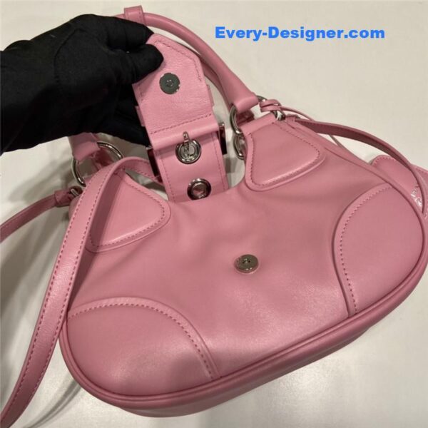 Prada Moon Re-Nylon and leather bag - Image 4