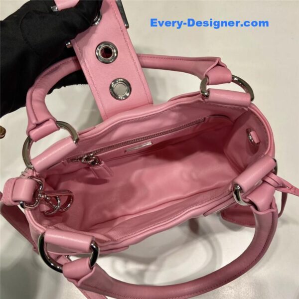 Prada Moon Re-Nylon and leather bag - Image 6