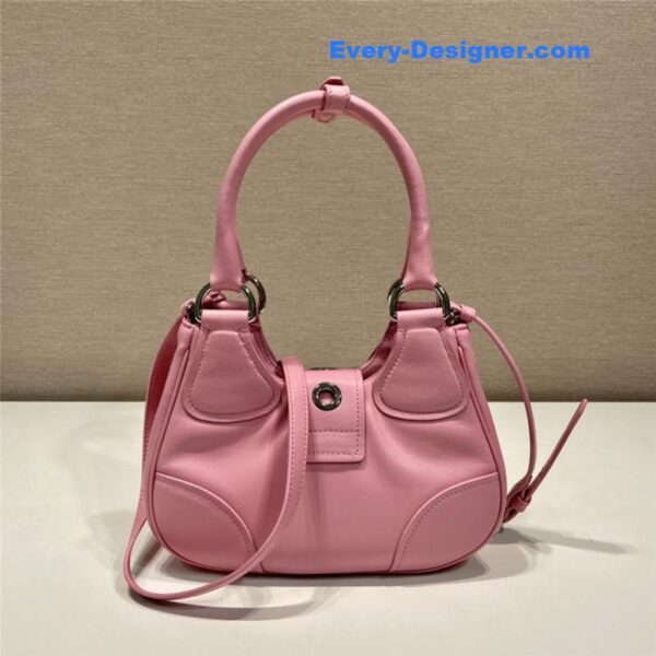Prada Moon Re-Nylon and leather bag - Image 8