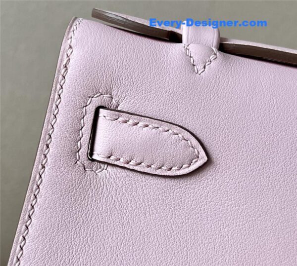 hermes kelly pochette swift leather bag - Image 2