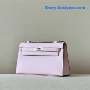 hermes kelly pochette swift leather bag
