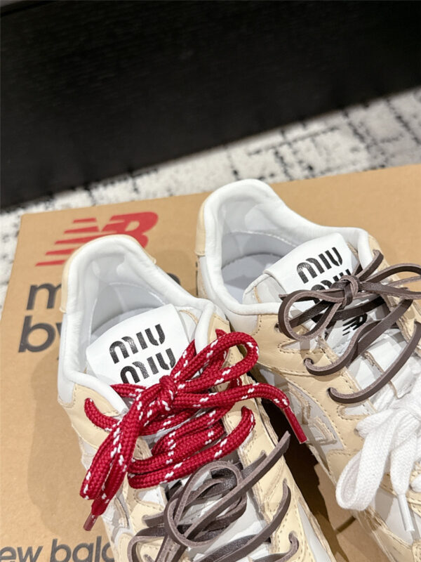 Miu Miu x New Balance 530 SL Leather Sneaker - Image 5