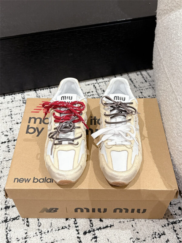 Miu Miu x New Balance 530 SL Leather Sneaker - Image 8