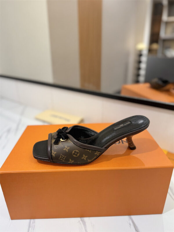 Louis Vuitton Monogram Flower Slide Mules - Image 4