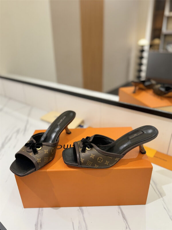 Louis Vuitton Monogram Flower Slide Mules - Image 5