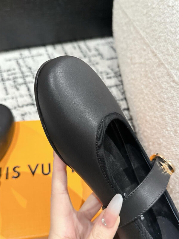 Louis Vuitton Romy Flat Ballerina Black - Image 3