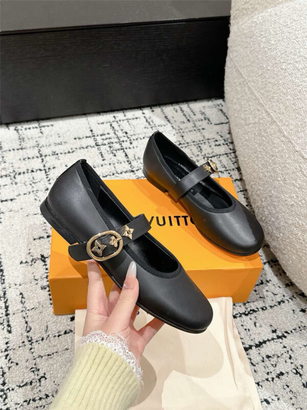 Louis Vuitton Romy Flat Ballerina Black - Image 4