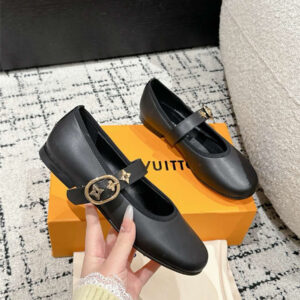 Louis Vuitton Romy Flat Ballerina Black