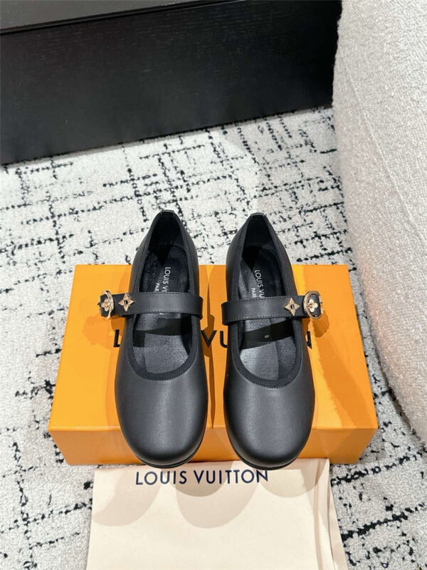 Louis Vuitton Romy Flat Ballerina Black - Image 5