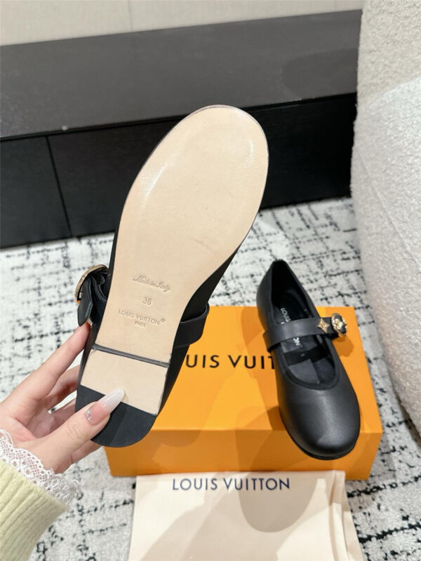 Louis Vuitton Romy Flat Ballerina Black - Image 6