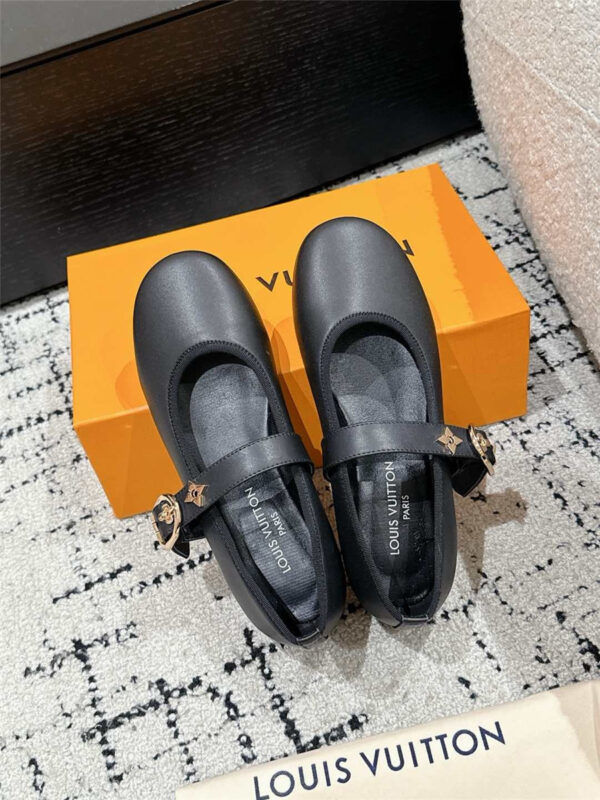 Louis Vuitton Romy Flat Ballerina Black - Image 7