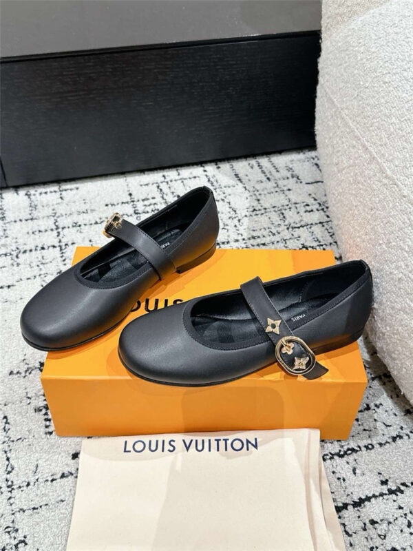 Louis Vuitton Romy Flat Ballerina Black - Image 9