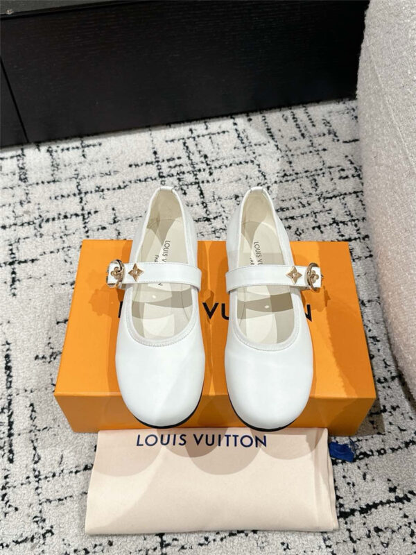 Louis Vuitton Romy Flat Ballerina White - Image 3
