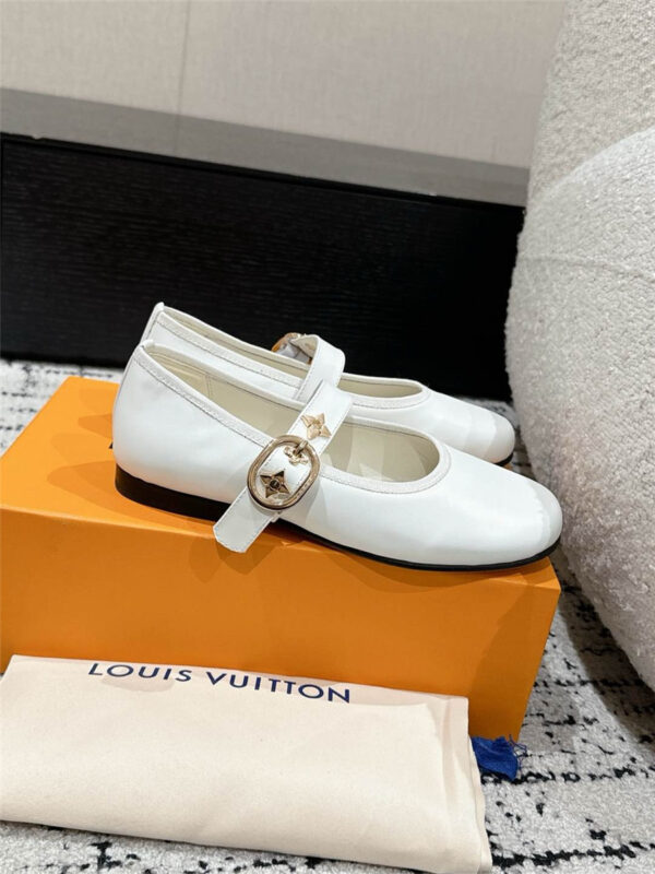 Louis Vuitton Romy Flat Ballerina White - Image 4