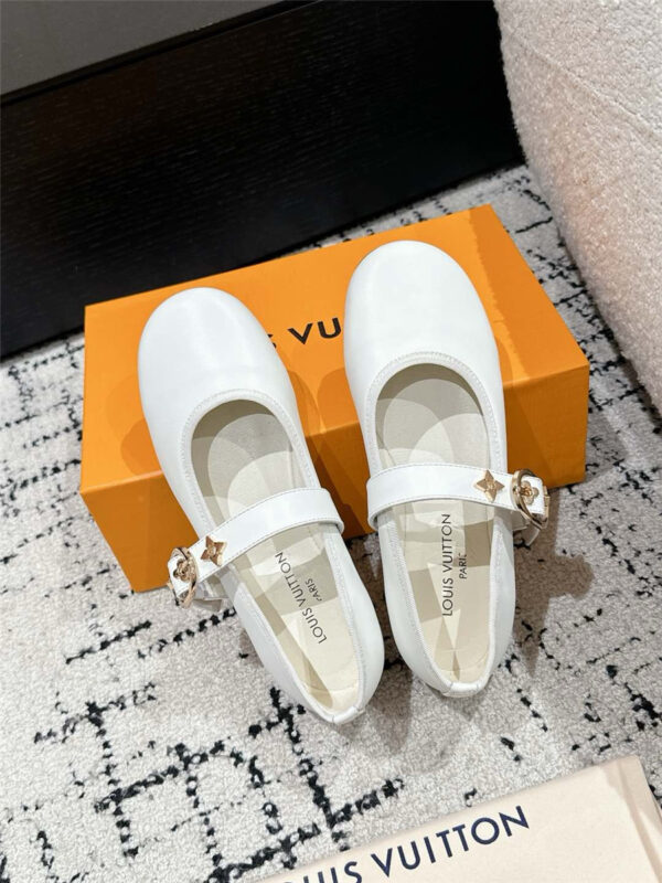 Louis Vuitton Romy Flat Ballerina White - Image 5