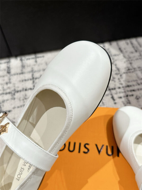 Louis Vuitton Romy Flat Ballerina White - Image 8