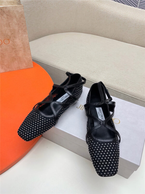 Jimmy Choo Astoria Ballet Flats Black - Image 6