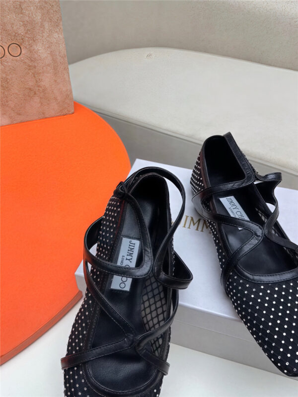 Jimmy Choo Astoria Ballet Flats Black - Image 9