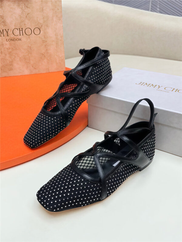 Jimmy Choo Astoria Ballet Flats Black - Image 10
