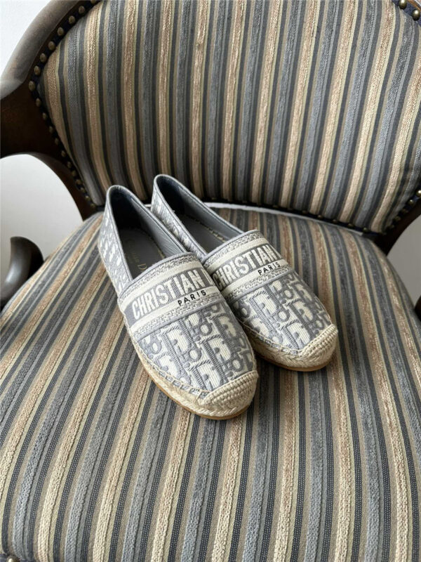 Dior Granville Espadrille Gray Shoes - Image 2