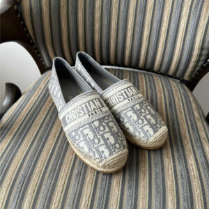 Dior Granville Espadrille Gray Shoes