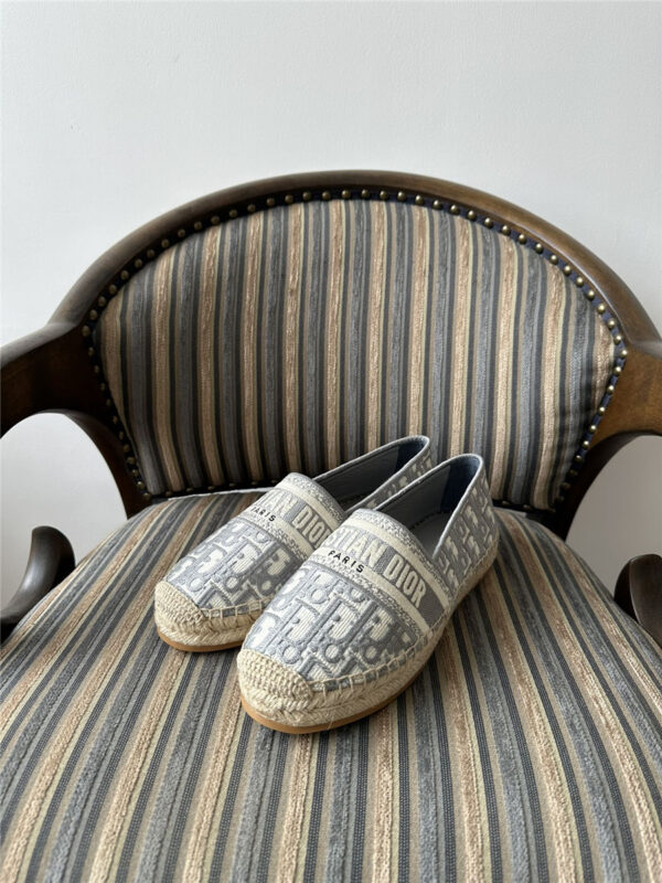 Dior Granville Espadrille Gray Shoes - Image 5
