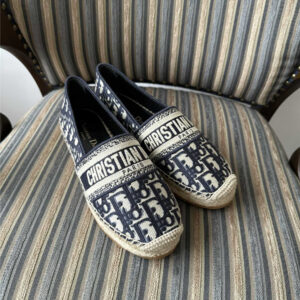Dior Granville Espadrille Dark Blue Shoes