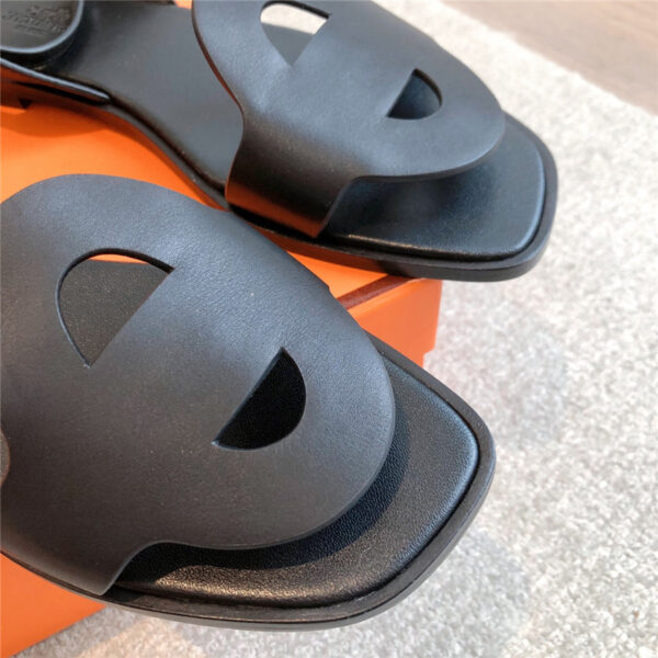Hermès Julie Sandal Black - Image 6