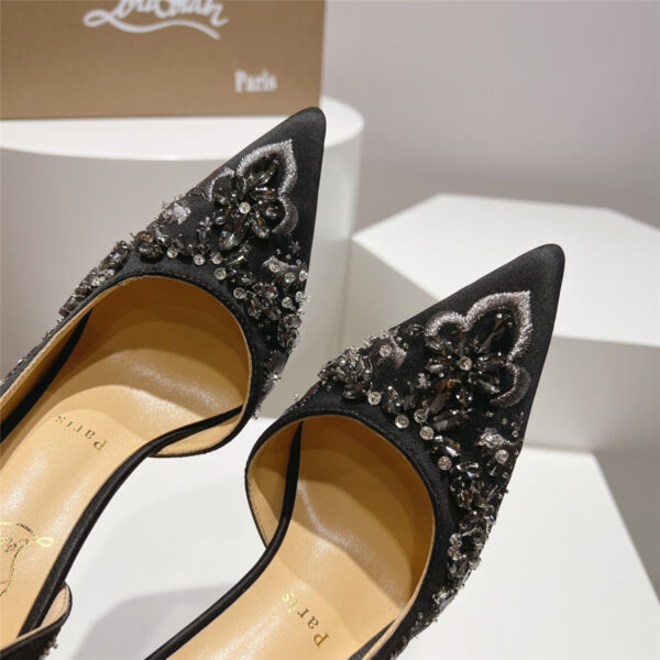 Christian Louboutin Artifice Strass 120 Black Pumps - Image 3