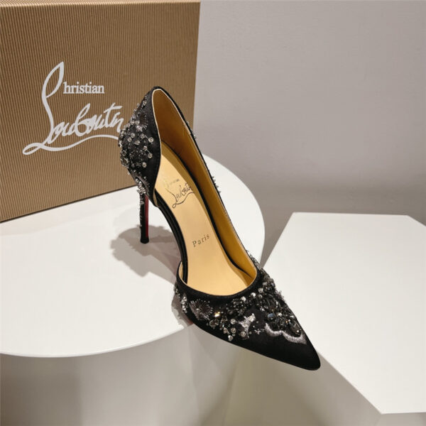 Christian Louboutin Artifice Strass 120 Black Pumps - Image 5