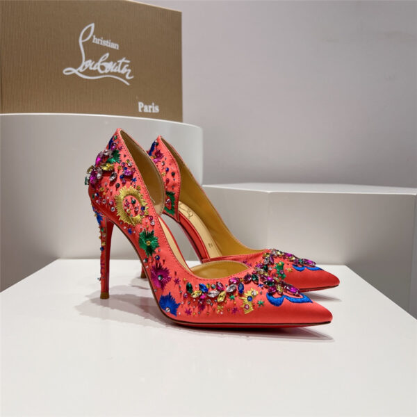 Christian Louboutin Artifice Strass 120 Pink Pumps - Image 6