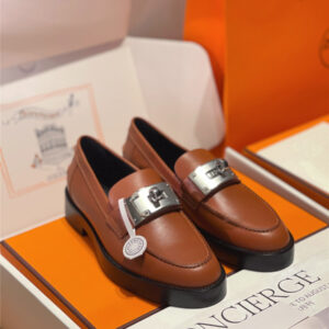 Hermès Paris Loafer Women Brown