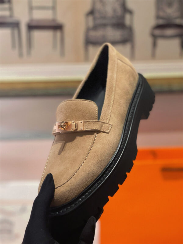 Hermès Leather Icone Loafer Brown - Image 3